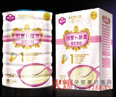 雅因樂胡蘿卜蔬菜營養(yǎng)米粉