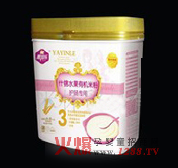 雅因樂(lè)護(hù)腸什錦水果有機(jī)米粉