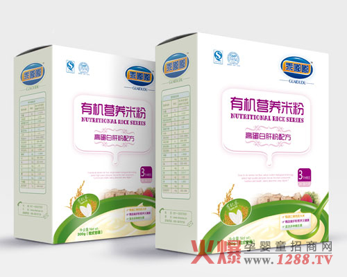 乖嘟嘟有機米高蛋白肝營養(yǎng)配方米粉