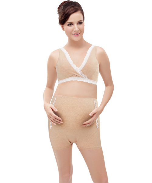 享受孕天然彩棉呵護型托腹內(nèi)褲