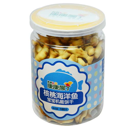 康康柳丁核桃海洋魚(yú)寶寶機(jī)能餅干