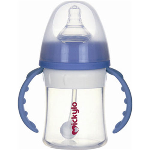 米奇樂(lè)硅膠寬口自動(dòng)奶瓶140ml