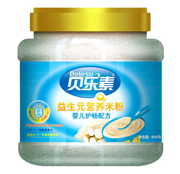 貝樂(lè)素嬰兒護(hù)腸益生元米粉