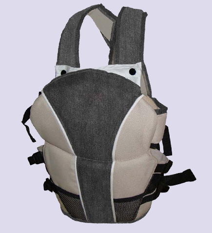 乖幺兒嬰兒背巾灰色