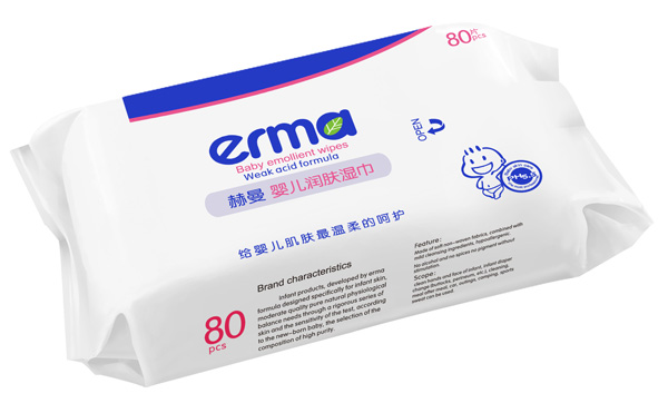 赫曼嬰兒潤(rùn)膚濕巾80片