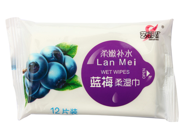 藝彩源藍(lán)莓柔濕巾