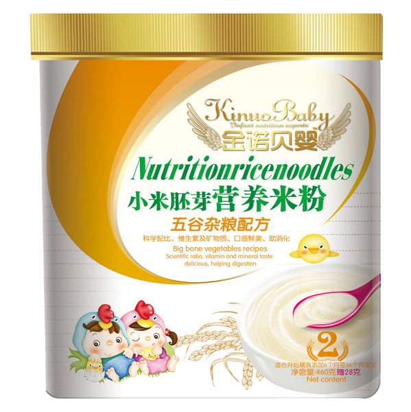 金諾貝嬰五谷雜糧配方小米胚芽營(yíng)養(yǎng)米粉