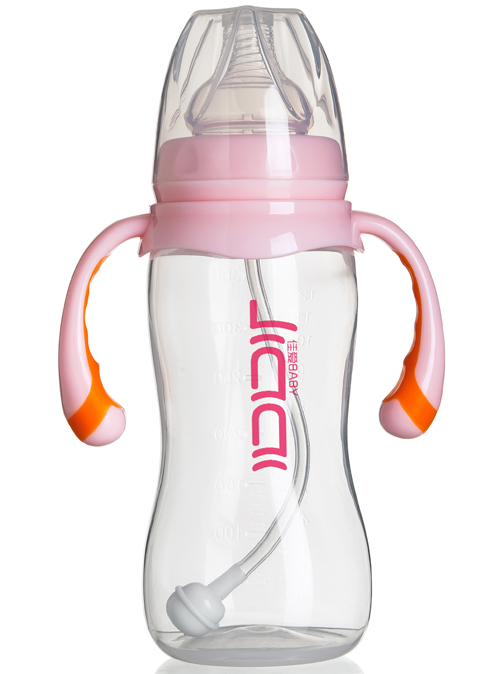 佳愛(ài)易握弧身PP奶瓶(寬口徑)360ml
