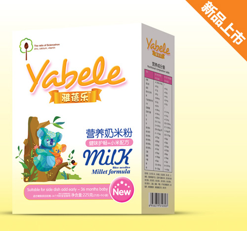雅蓓樂健味護腸+小米配方營養(yǎng)奶米粉
