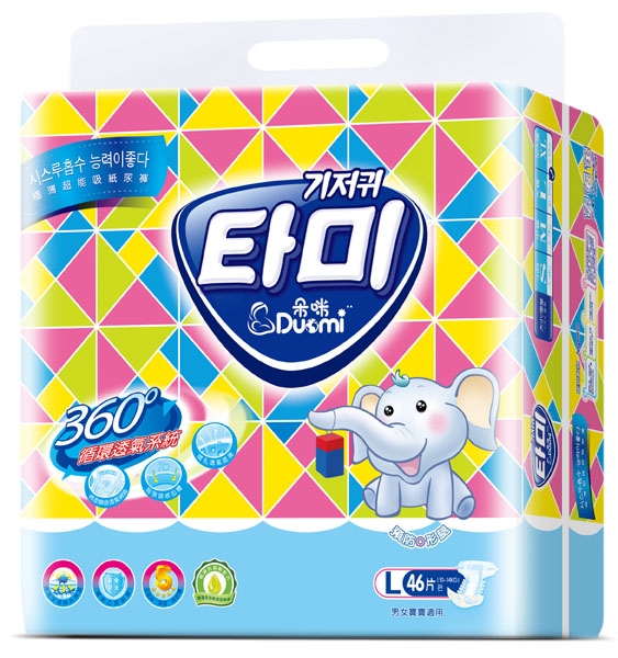 朵咪極薄超能吸嬰兒紙尿褲L46片