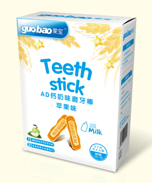 果寶AD鈣奶味磨牙棒蘋(píng)果味