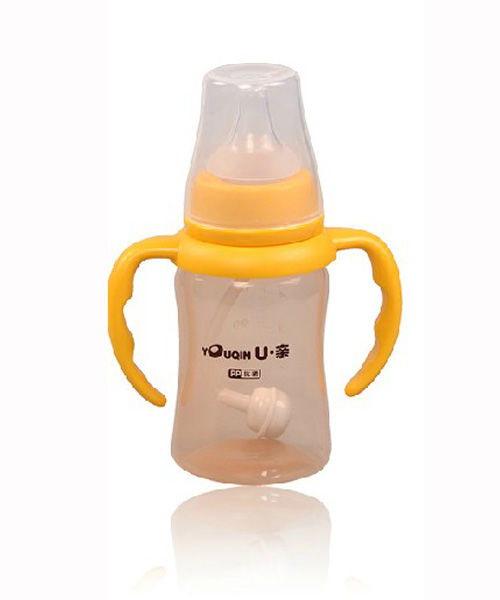 U親A331PP抗菌帶柄圓弧奶瓶140ML