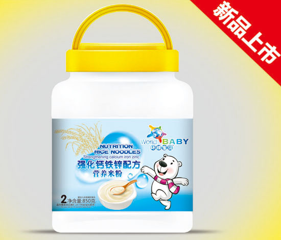 環(huán)球寶貝強化鈣鐵鋅配方營養(yǎng)米粉850克