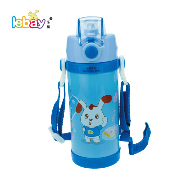 樂蓓藍(lán)色標(biāo)口可愛環(huán)保保溫杯