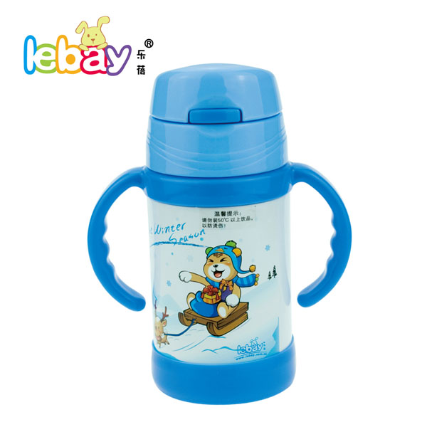 樂蓓藍(lán)色小貓保溫水杯