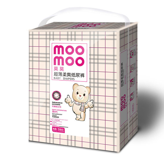 莫莫超薄柔爽紙尿褲NB碼大包裝