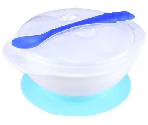 噯唯高級(jí)吸盤(pán)碗連感溫匙