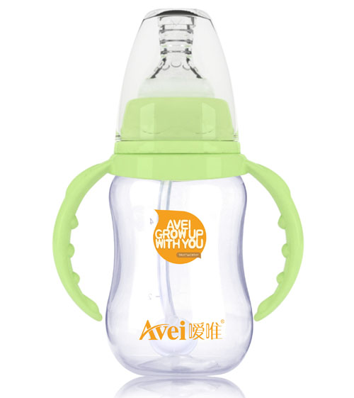噯唯標(biāo)準(zhǔn)口徑帶柄自動(dòng)PP奶瓶(120ml)
