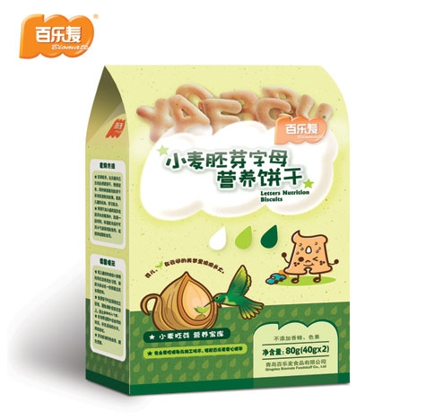 百樂麥小麥胚芽字母營養(yǎng)餅干