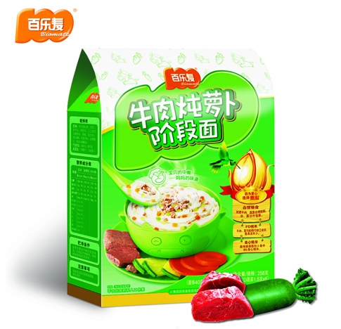 百樂麥牛肉燉蘿卜階段面