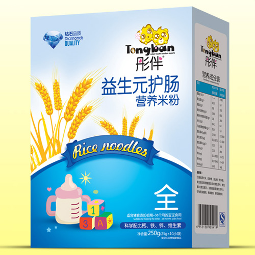 彤伴益生元護(hù)暢營養(yǎng)米粉盒裝全段