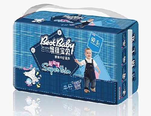 寶貝時尚牛仔紙尿褲S碼