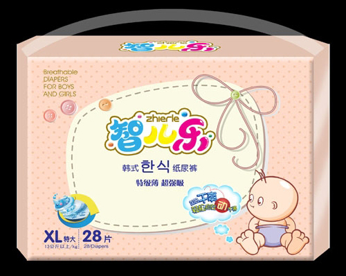 智兒樂韓式特級(jí)薄超強(qiáng)吸紙尿褲XL碼