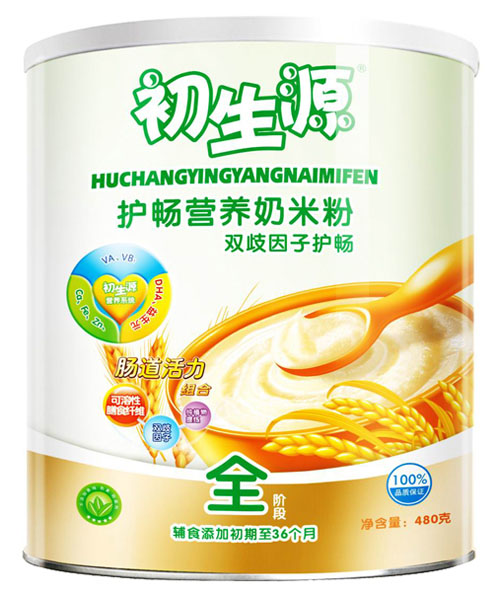 初生源雙歧因子護腸護暢營養(yǎng)奶米粉全段