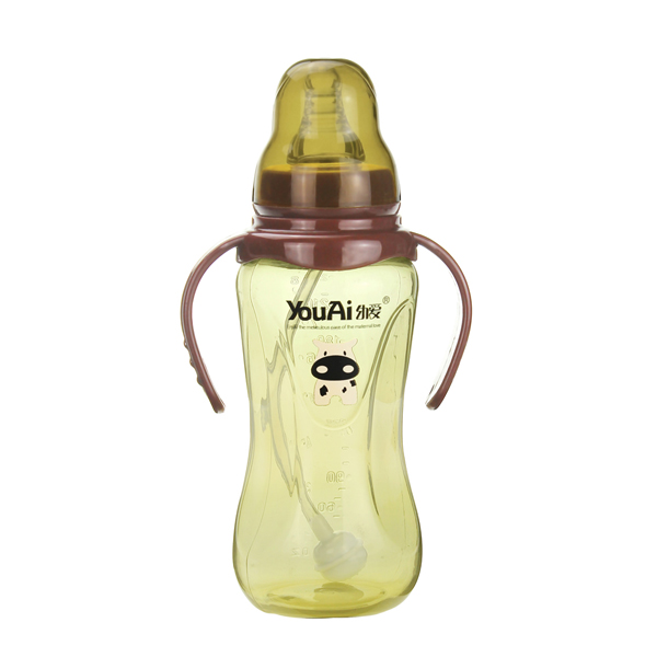 幼愛PP標(biāo)口帶柄自動吸尊貴經(jīng)典奶瓶240ml