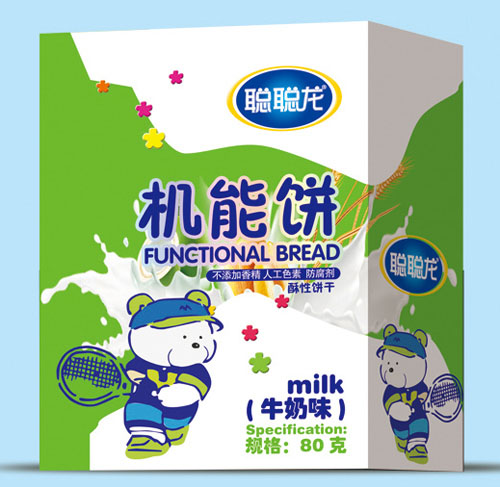 聰聰龍牛奶味機(jī)能餅