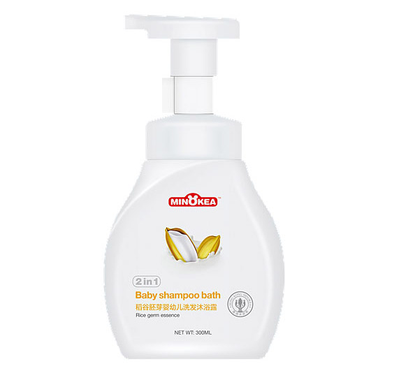 米諾奇稻谷胚芽嬰幼兒洗發(fā)沐浴露
