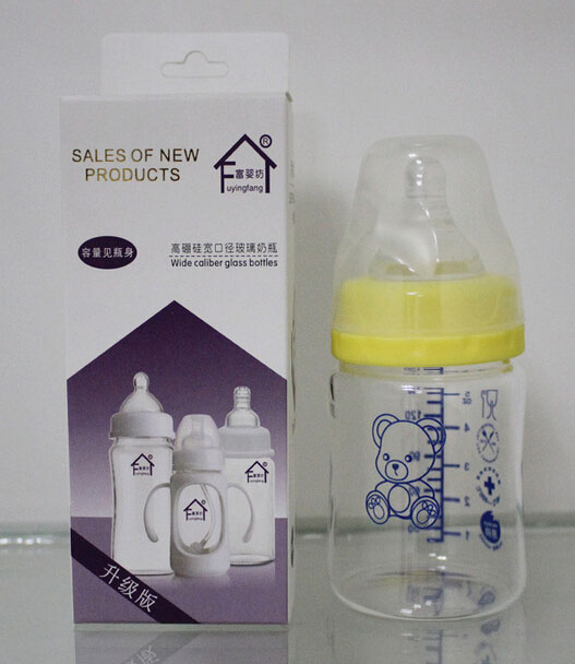 富嬰坊高硼硅寬口150mL玻璃奶瓶