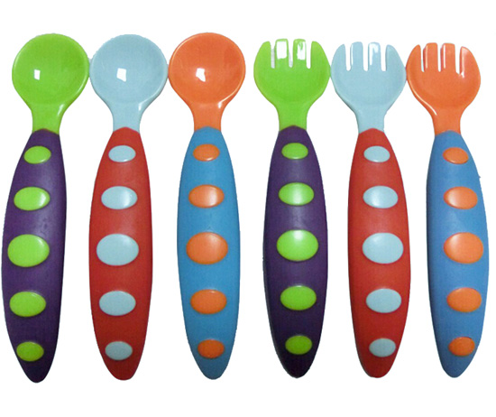 晶瑩安全塑料勺叉