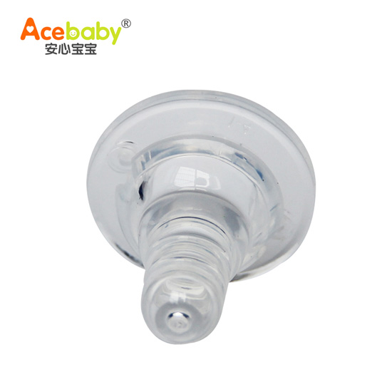 安心寶寶標(biāo)口可延伸液體硅膠奶嘴側(cè)面