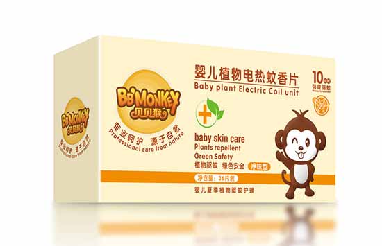 貝貝猴嬰兒植物電熱蚊香片