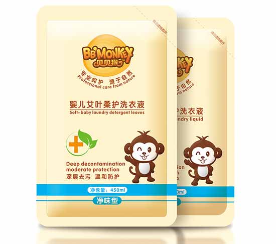 貝貝猴嬰兒艾葉柔護(hù)洗衣液(袋裝)