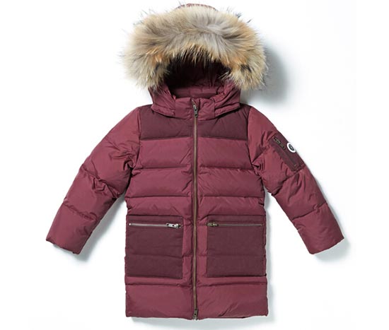 Blanc101紫紅色羽絨服