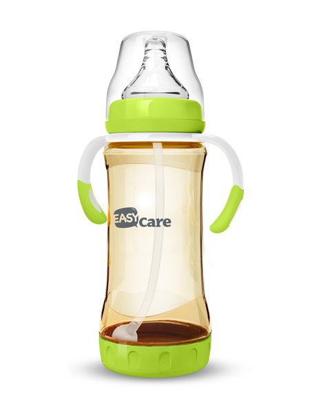 伊斯卡爾330mlPPSU防脹氣自動(dòng)奶瓶(綠)