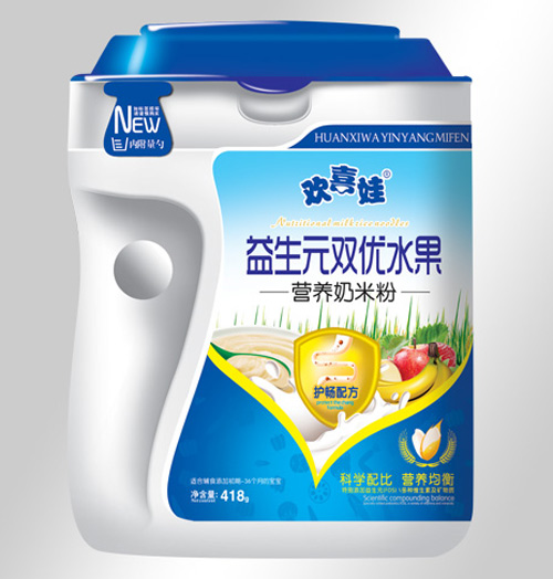 歡喜娃益生元雙優(yōu)水果營(yíng)養(yǎng)奶米粉