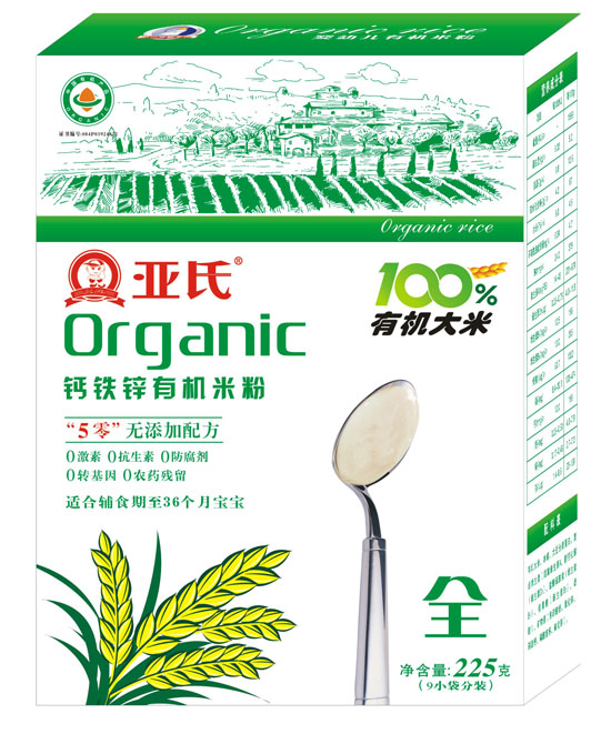 亞氏鈣鐵鋅有機米粉盒裝