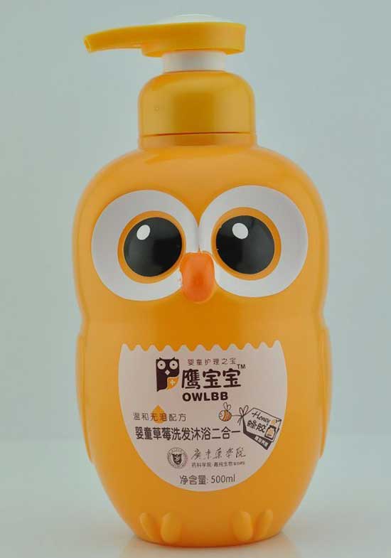 鷹寶寶嬰童草莓洗發(fā)沐浴二合一