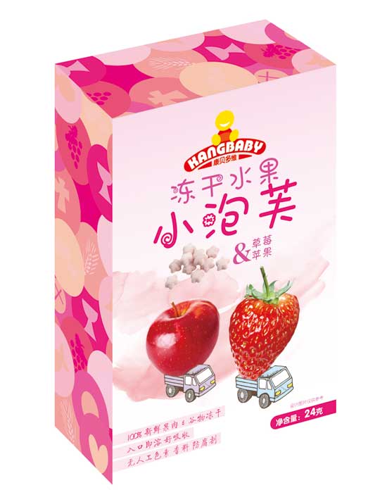 康貝多維草莓蘋果小泡芙