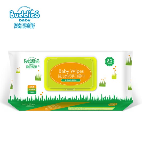 貝愛貝舒嬰兒水潤手口濕巾
