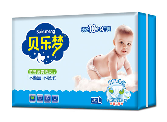 貝樂(lè)夢(mèng)超薄柔爽紙尿片L碼