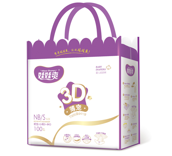 娃娃爽3D薄寵嬰兒紙尿褲-禮品裝S100