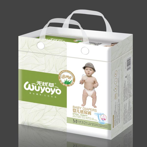 無(wú)憂草小包尿褲M32