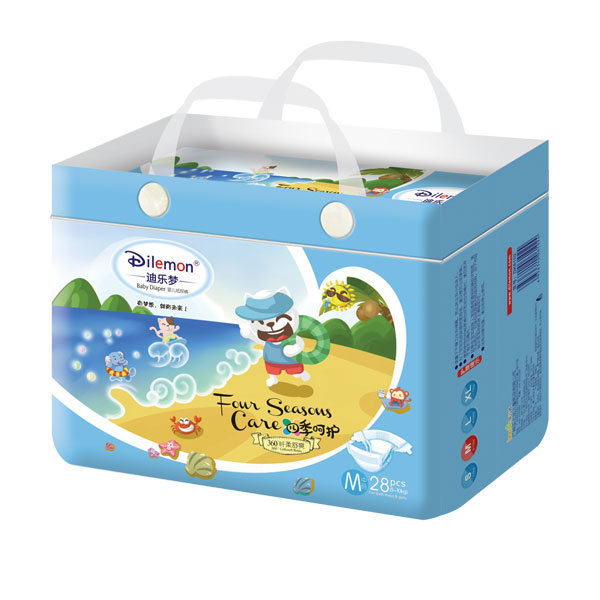 迪樂夢纖柔舒爽嬰兒紙尿褲中包M28