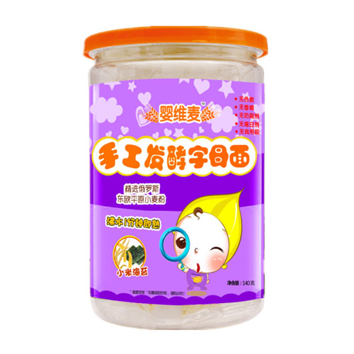 嬰維麥?zhǔn)止ぐl(fā)酵字母面小米海苔