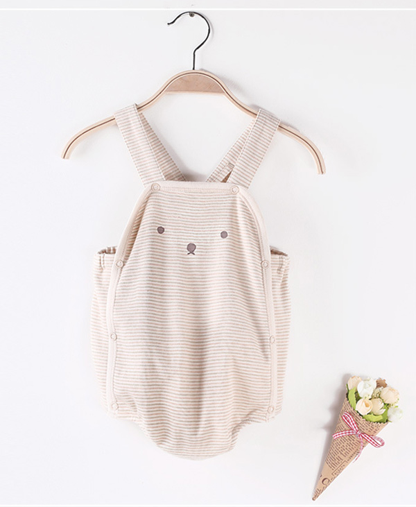 星語(yǔ)伊女裝背帶三角褲無(wú)袖夏季寶寶三角哈衣