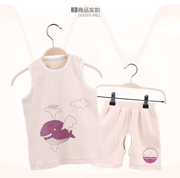 星語伊寶寶背心兒童套裝韓版嬰幼兒夏款